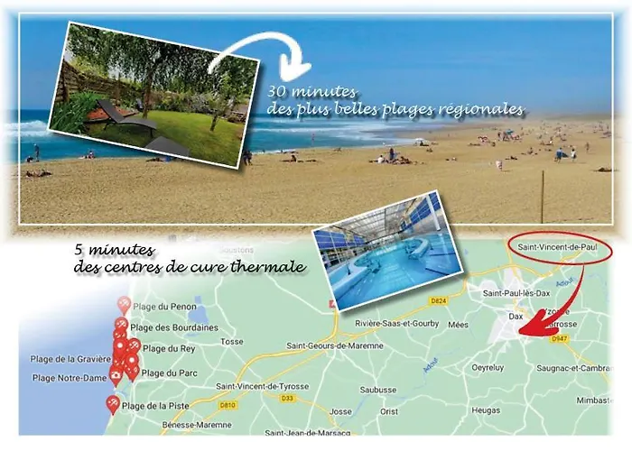 Dax Location Maison Avec Saint-Vincent-de-Paul (Landes)